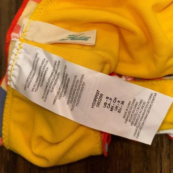 Hobie NWT Flower Print Bikini Bottom. Size small. - Picture 7 of 8